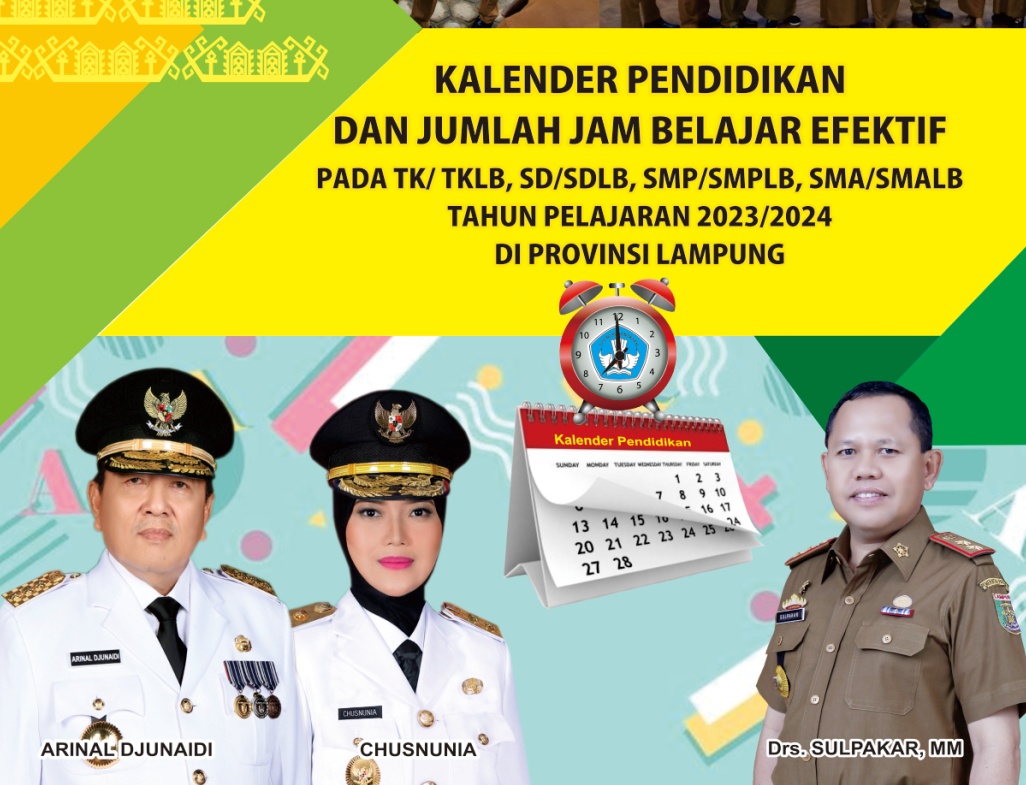 KALENDER PENDIDIKAN TAHUN PELAJARAN 2023/2024 – SMPN 1 TULANG BAWANG BARAT